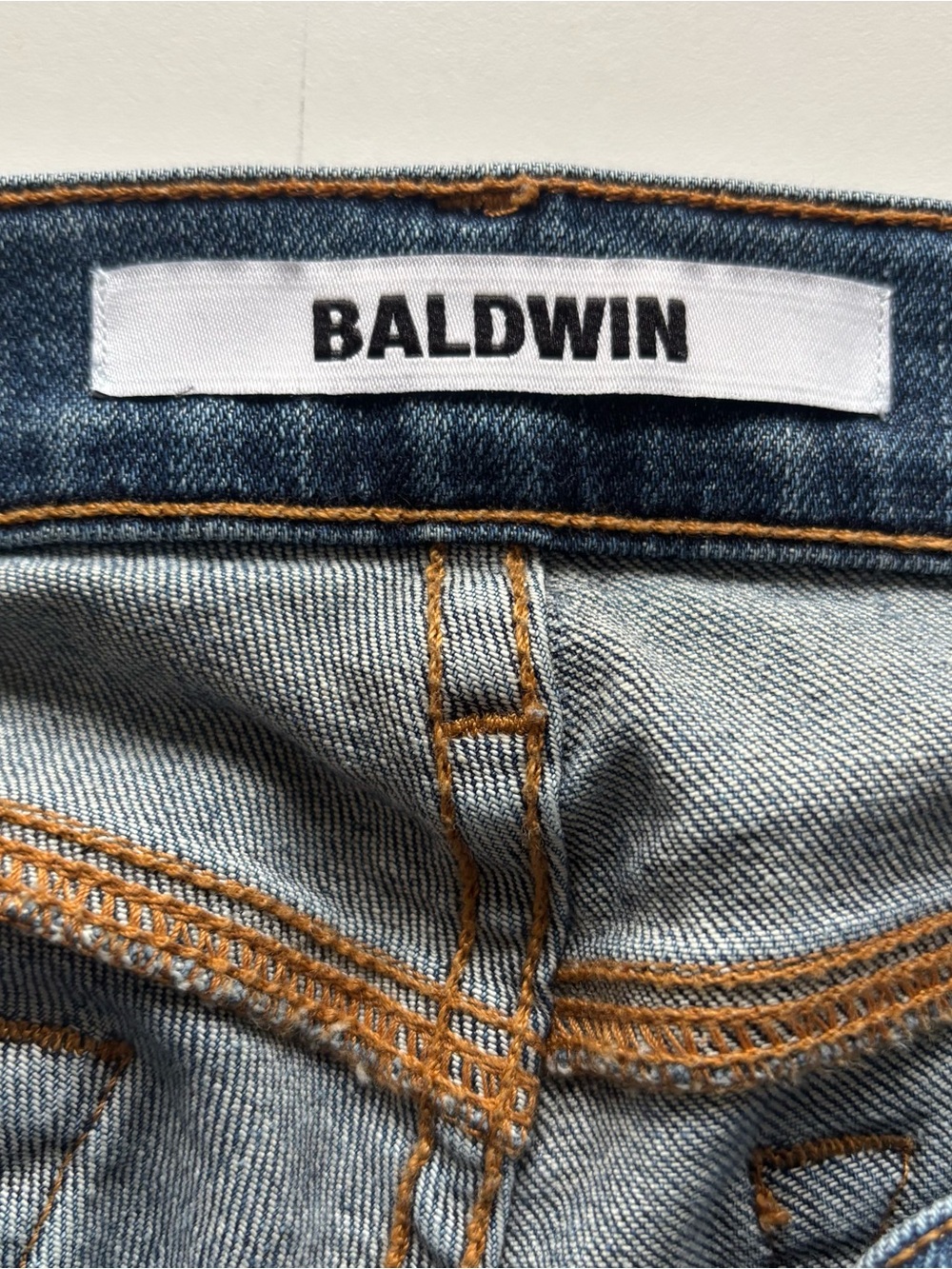 Baldwin The Ten Skinny Jeans Japanese denim 30 pike place medium wash - Picture 9 of 16